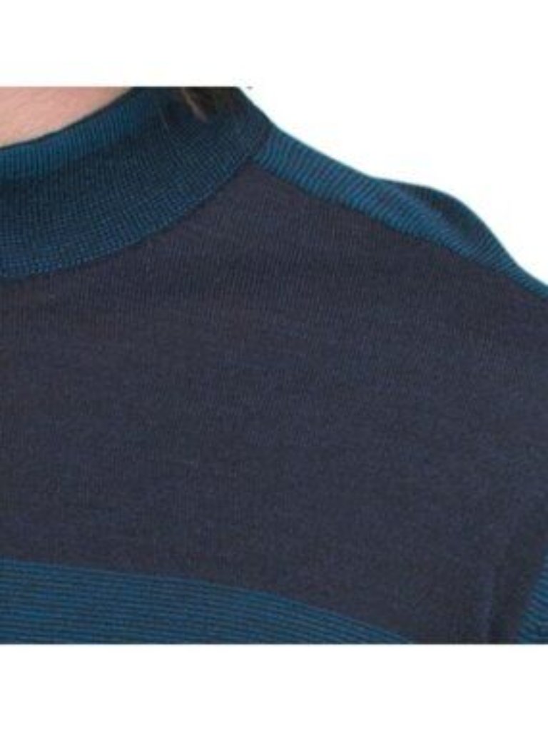 Robert Barakett Merino Wool Cullen Bay Color Block Sweater — image 3 of 3